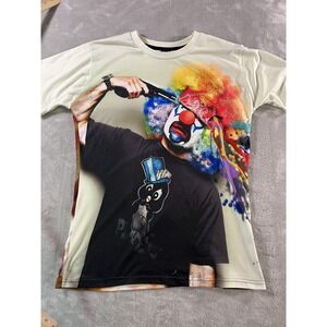 Mr 1991INC MissGO Shirt Mens 2XL Multicolor Joker Clown Graphic Tee T-Shirt